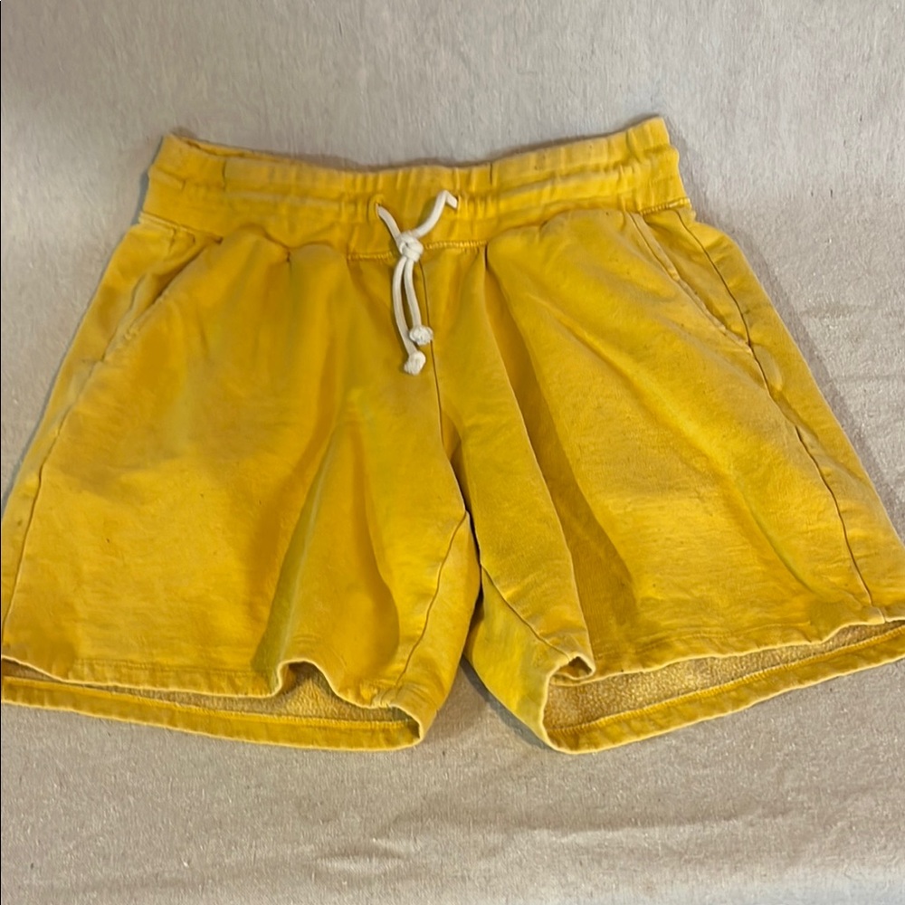 San Francisco Workshorts Yellow Men's Casual Shorts Size Large 32 waist